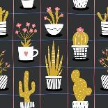 Cute Flowers and Cactus - Geometric-xenia800-Premium Giclee Print