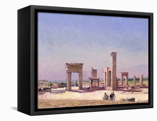 Xerxes Palace, Persepolis-Bob Brown-Framed Premier Image Canvas