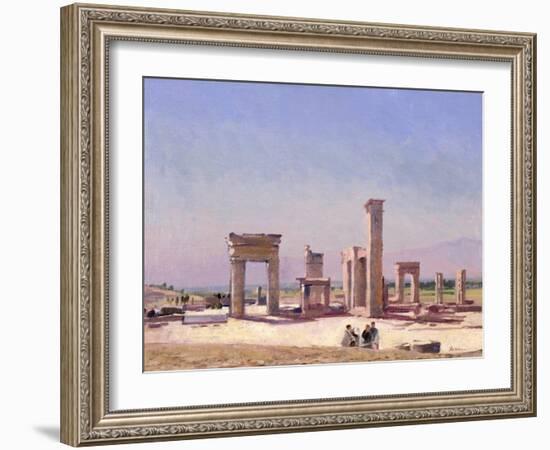 Xerxes Palace, Persepolis-Bob Brown-Framed Giclee Print