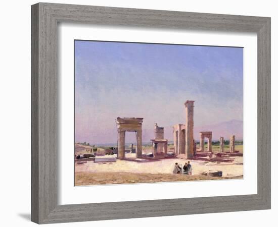 Xerxes Palace, Persepolis-Bob Brown-Framed Giclee Print