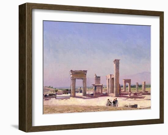 Xerxes Palace, Persepolis-Bob Brown-Framed Giclee Print