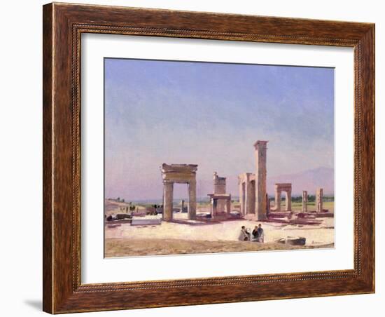 Xerxes Palace, Persepolis-Bob Brown-Framed Giclee Print