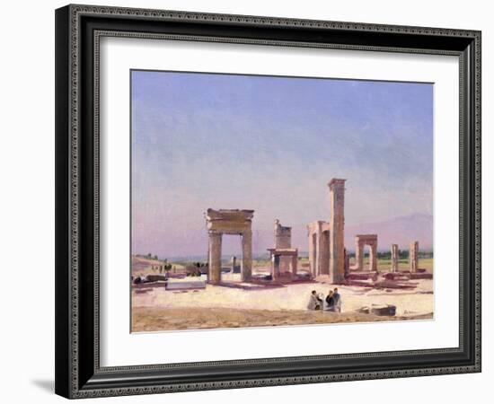 Xerxes Palace, Persepolis-Bob Brown-Framed Giclee Print