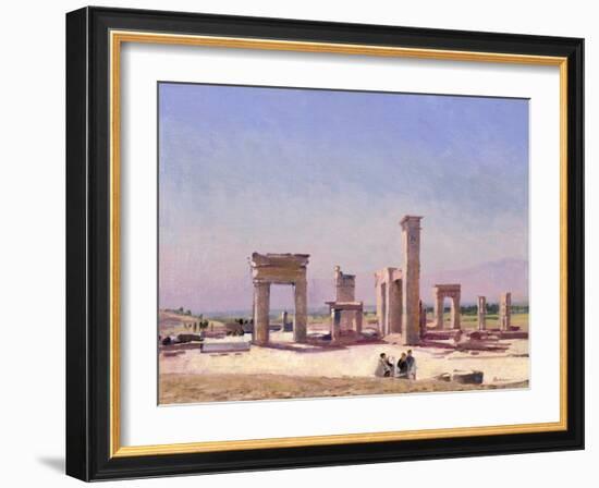 Xerxes Palace, Persepolis-Bob Brown-Framed Giclee Print