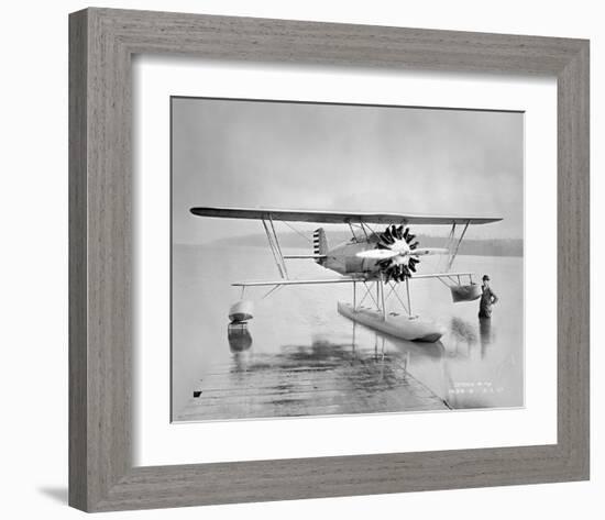 XF3B-1 prototype for F3B-1-null-Framed Art Print