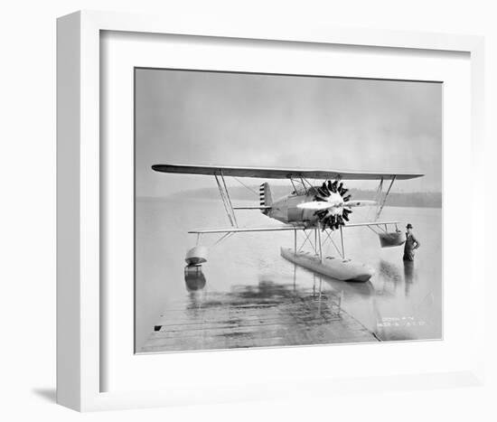 XF3B-1 prototype for F3B-1-null-Framed Art Print