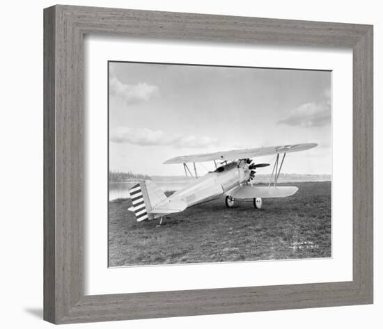 XF3B-1 prototype for F3B-1-null-Framed Art Print