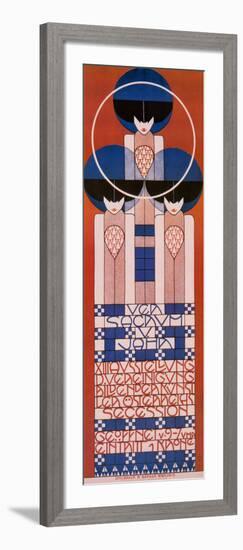 XIII Ausstellung - Secession, 1902-Koloman Moser-Framed Art Print