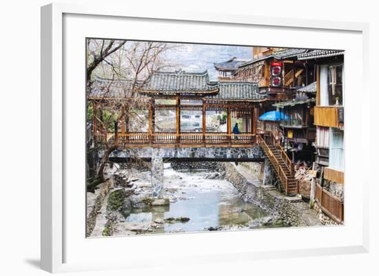 Xijiang, or 'One-Thousand-Household‚Äù Miao Village (The Biggest Miao Village in China), Guizhou-Nadia Isakova-Framed Photographic Print