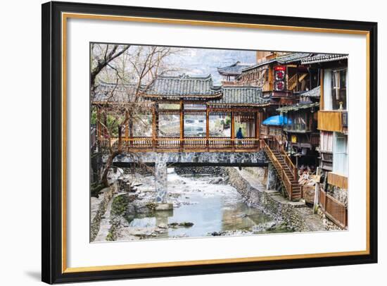 Xijiang, or 'One-Thousand-Household‚Äù Miao Village (The Biggest Miao Village in China), Guizhou-Nadia Isakova-Framed Photographic Print