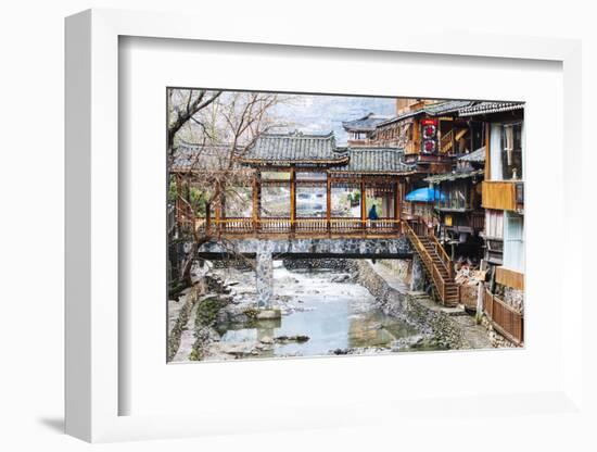 Xijiang, or 'One-Thousand-Household‚Äù Miao Village (The Biggest Miao Village in China), Guizhou-Nadia Isakova-Framed Photographic Print
