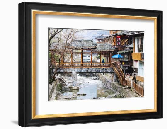 Xijiang, or 'One-Thousand-Household‚Äù Miao Village (The Biggest Miao Village in China), Guizhou-Nadia Isakova-Framed Photographic Print