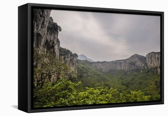 Xinwen Stone Sea Global Geo Park, Sichuan Province, China, Asia-Michael Snell-Framed Premier Image Canvas