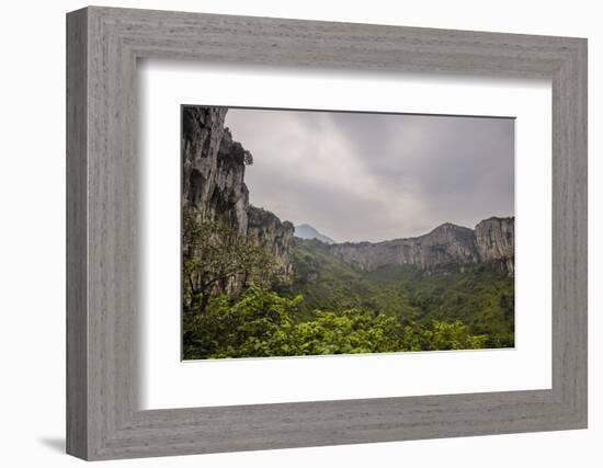 Xinwen Stone Sea Global Geo Park, Sichuan Province, China, Asia-Michael Snell-Framed Photographic Print