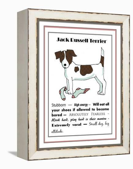 XL Jack Russell-Jennifer Zsolt-Framed Premier Image Canvas