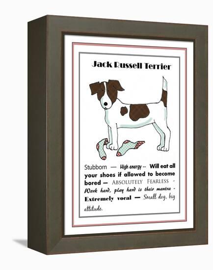 XL Jack Russell-Jennifer Zsolt-Framed Premier Image Canvas