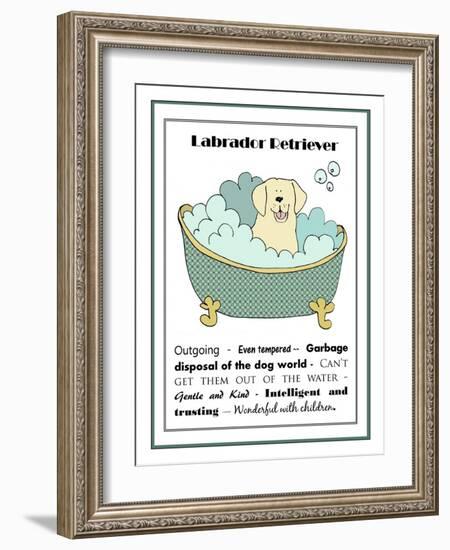 XL Labrador-Jennifer Zsolt-Framed Giclee Print