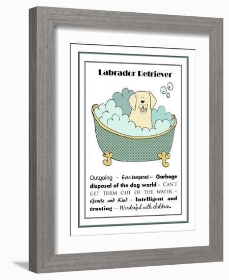 XL Labrador-Jennifer Zsolt-Framed Giclee Print