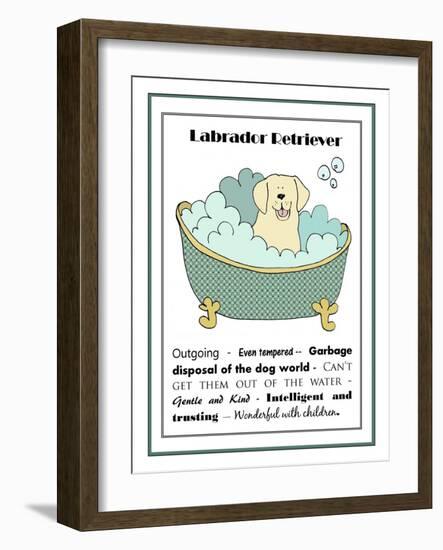 XL Labrador-Jennifer Zsolt-Framed Giclee Print