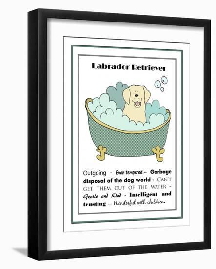 XL Labrador-Jennifer Zsolt-Framed Giclee Print