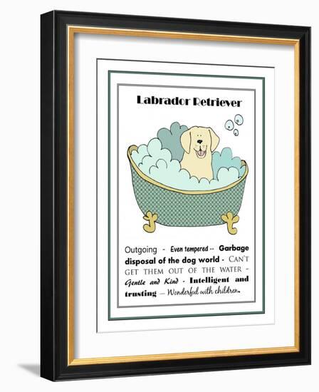 XL Labrador-Jennifer Zsolt-Framed Giclee Print