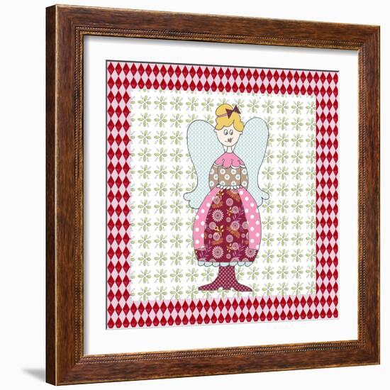 Xmas Angel-Effie Zafiropoulou-Framed Giclee Print