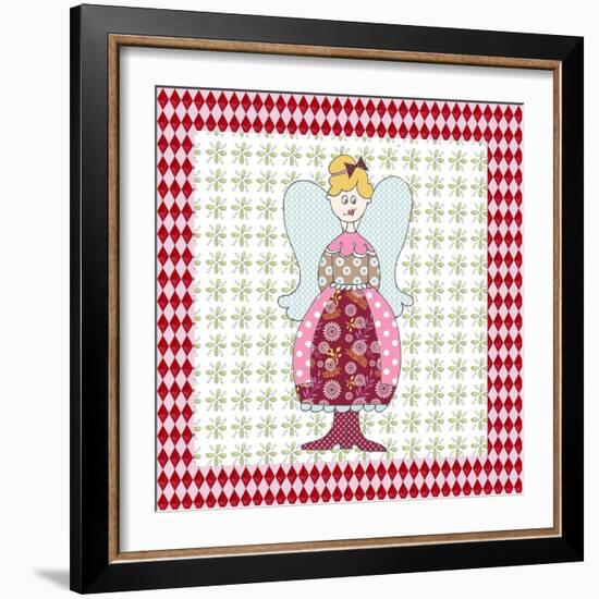 Xmas Angel-Effie Zafiropoulou-Framed Giclee Print