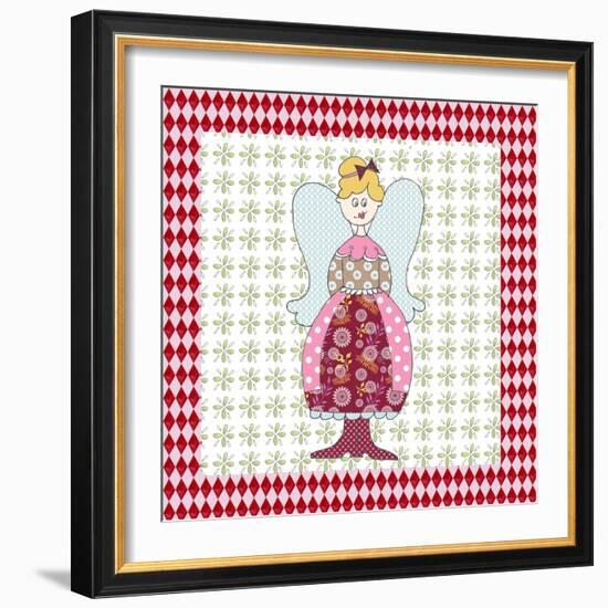 Xmas Angel-Effie Zafiropoulou-Framed Giclee Print