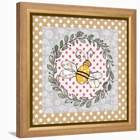 Xmas Bee-Effie Zafiropoulou-Framed Premier Image Canvas