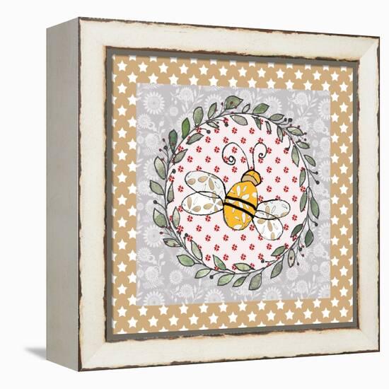 Xmas Bee-Effie Zafiropoulou-Framed Premier Image Canvas