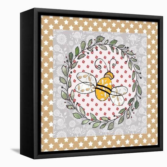 Xmas Bee-Effie Zafiropoulou-Framed Premier Image Canvas