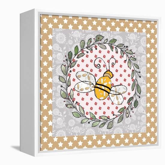 Xmas Bee-Effie Zafiropoulou-Framed Premier Image Canvas