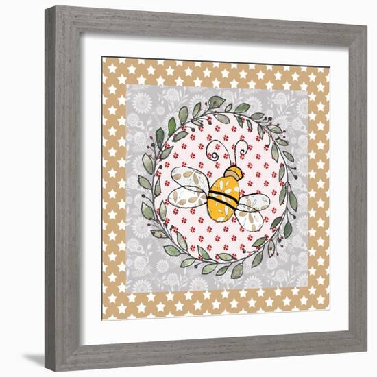 Xmas Bee-Effie Zafiropoulou-Framed Giclee Print