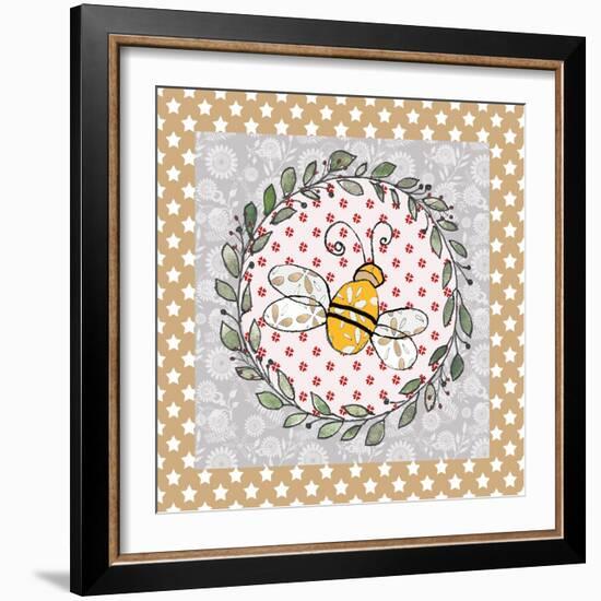 Xmas Bee-Effie Zafiropoulou-Framed Giclee Print