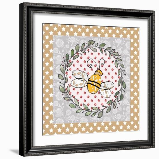 Xmas Bee-Effie Zafiropoulou-Framed Giclee Print