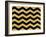 Xmas Chevron 5-Color Bakery-Framed Giclee Print