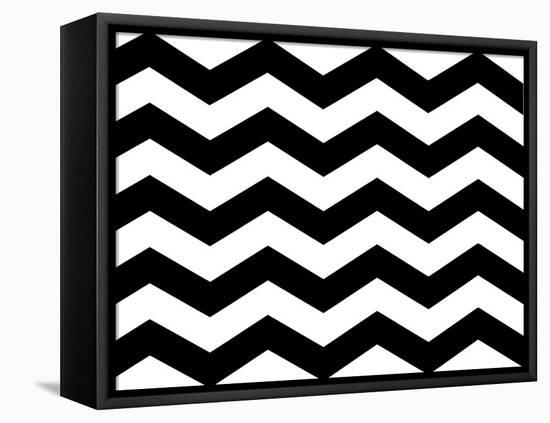 Xmas Chevron 6-Color Bakery-Framed Premier Image Canvas