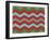 Xmas Chevron 7-Color Bakery-Framed Giclee Print