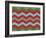 Xmas Chevron 7-Color Bakery-Framed Giclee Print