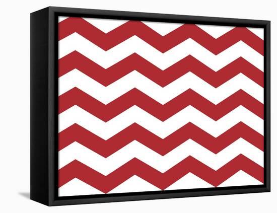 Xmas Chevron 8-Color Bakery-Framed Premier Image Canvas