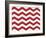 Xmas Chevron 8-Color Bakery-Framed Giclee Print