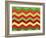 Xmas Chevron-Color Bakery-Framed Giclee Print
