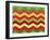 Xmas Chevron-Color Bakery-Framed Giclee Print