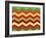 Xmas Chevron-Color Bakery-Framed Giclee Print