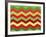 Xmas Chevron-Color Bakery-Framed Giclee Print