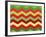 Xmas Chevron-Color Bakery-Framed Giclee Print