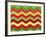 Xmas Chevron-Color Bakery-Framed Giclee Print