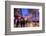 Xmas Decorations on Avenue Des Champs-Elysees with Arc De Triomphe in Background, Paris, France-Neil Farrin-Framed Photographic Print