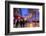 Xmas Decorations on Avenue Des Champs-Elysees with Arc De Triomphe in Background, Paris, France-Neil Farrin-Framed Photographic Print