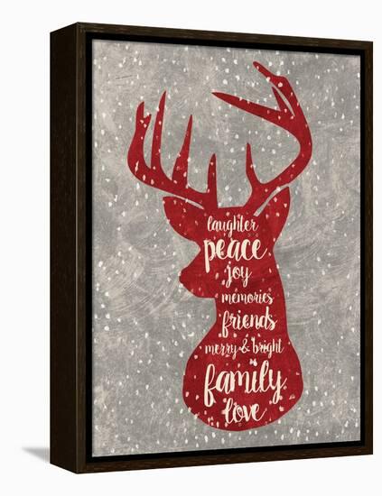 Xmas Deer-Erin Clark-Framed Premier Image Canvas